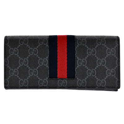 GUCCIスーパーコピー408830-KHN4N-1095 グッチ ファスナー長財布キャンバス×レザー ブラック×グレー - 商品画像 3