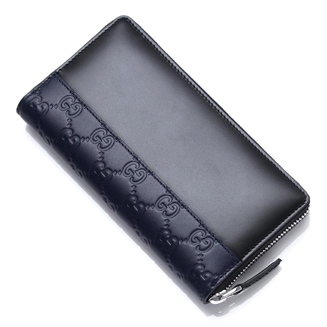 ブランドスーパーコピーグッチ ラウンドファスナー長財布[小銭入れ付き] MISTRAL LEATHER ブラック×ブルー ブラック系 408839 cwd3n 1070 メンズ - 商品画像 2