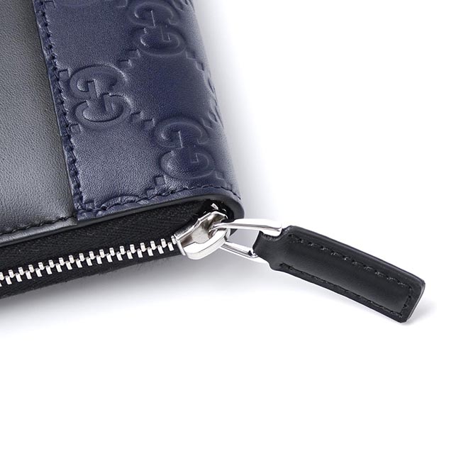 ブランドスーパーコピーグッチ ラウンドファスナー長財布[小銭入れ付き] MISTRAL LEATHER ブラック×ブルー ブラック系 408839 cwd3n 1070 メンズ - 商品画像 3