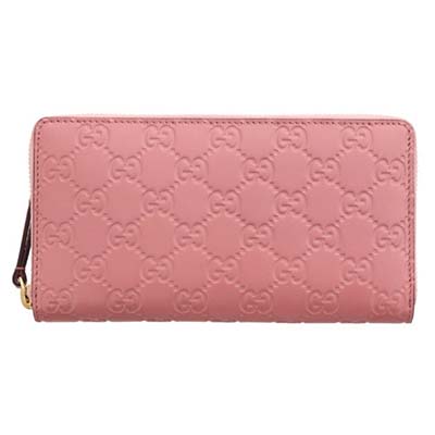 グッチスーパーコピー財布 長財布 410102-CWC1G-5812 ROSE BABY CANDY リネア シグネチャー レザー ラウンドファスナー ピンク系 アウトレット - 商品画像 5