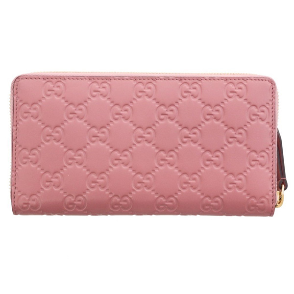 グッチスーパーコピー財布 長財布 410102-CWC1G-5812 ROSE BABY CANDY リネア シグネチャー レザー ラウンドファスナー ピンク系 アウトレット - 商品画像 4