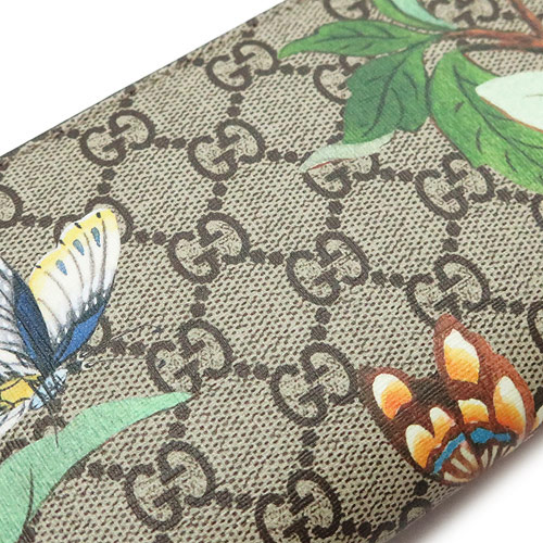 グッチコピー 長財布 GUCCI 424893 K0L2G 8691 ラウンドファスナー 『2017年春夏新作』TIAN/グッチ ティアン GGスプリームキャンバス×レザー ベージュ×レッド - 商品画像 1