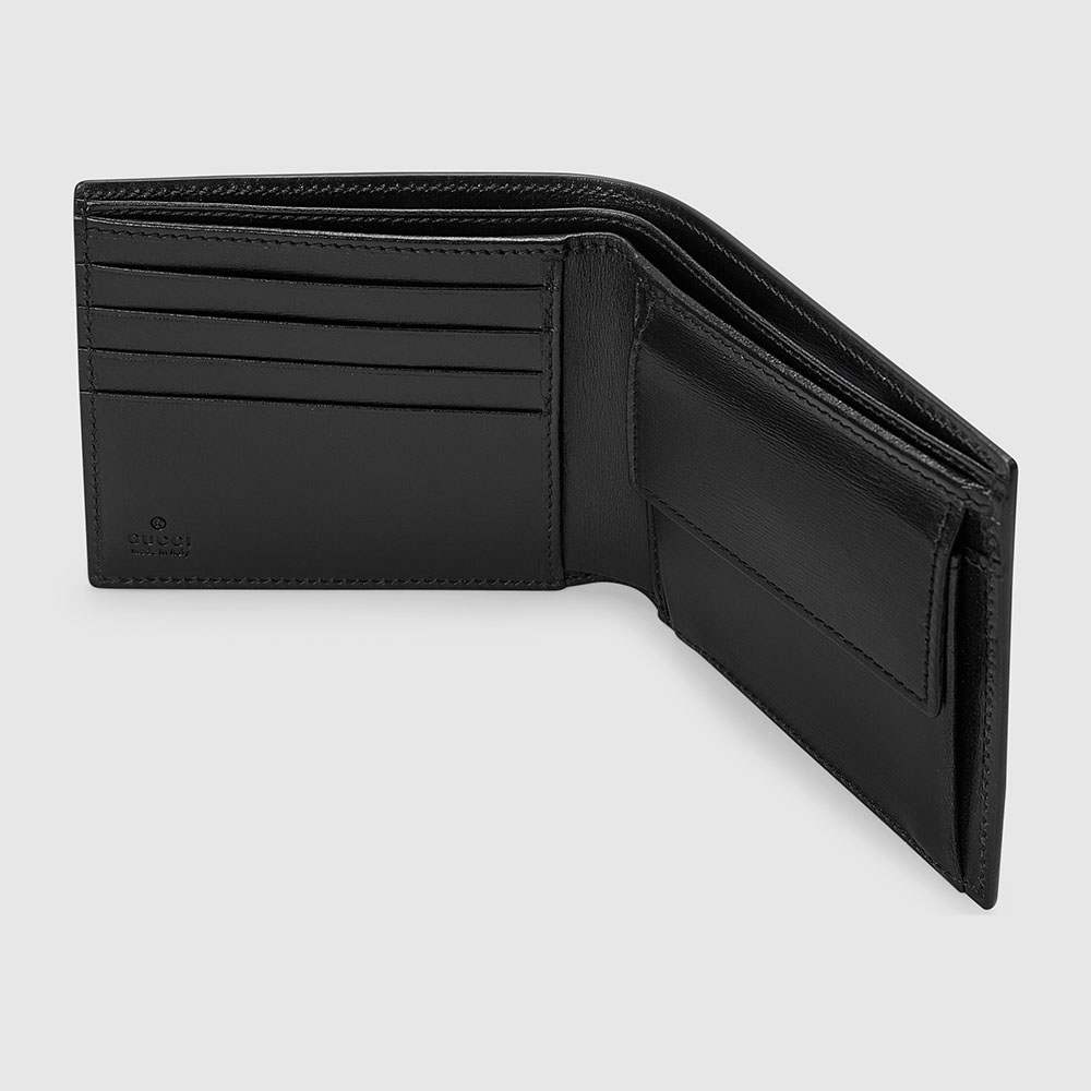 グッチ 折財布 メンズ 二つ折り財布 GGマーモント ダブルG レザー ブラック 428725 DJ20T 1000 - 商品画像 1