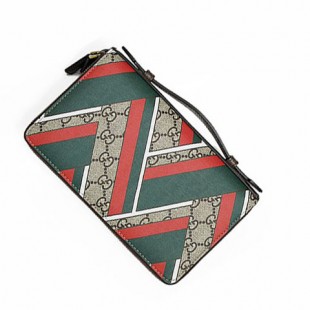 グッチコピー GUCCI GGシェブロン GGスプリームキャンバストラベルドキュメントケース 長財布 ベージュ基調 429375 K1M1T 8574 - 商品画像 2