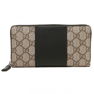 グッチコピー 451249 KGDHN 9769 GUCCI EDEN GGスプリーム ジップアラウンドウォレット メンズ 長財布 BEIGE EBONY /NERO - 商品画像 2