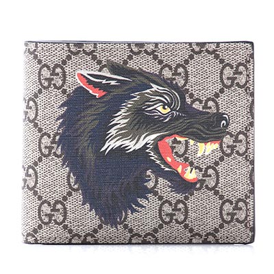 グッチスーパーコピー GUCCI 二つ折り 財布 小銭入れ付き ベージュ メンズ ウォレット デザイン ギフト プレゼント 451266 9h2an 8697 GGスプリーム - 商品画像 6