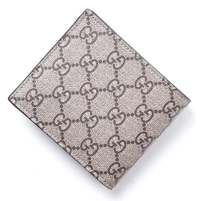 グッチスーパーコピー GUCCI 二つ折り 財布 小銭入れ付き ベージュ メンズ ウォレット ギフト プレゼント 451266 k5t1n 8666 BEE ビープリント GGスプリーム - 商品画像 3