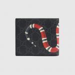 スーパーコピーグッチ GUCCI キングスネークプリント レザー ウォレット 折財布 [小銭入れなし] ブラック [メンズ] 451268 DUR1T 1058 - 商品画像 9