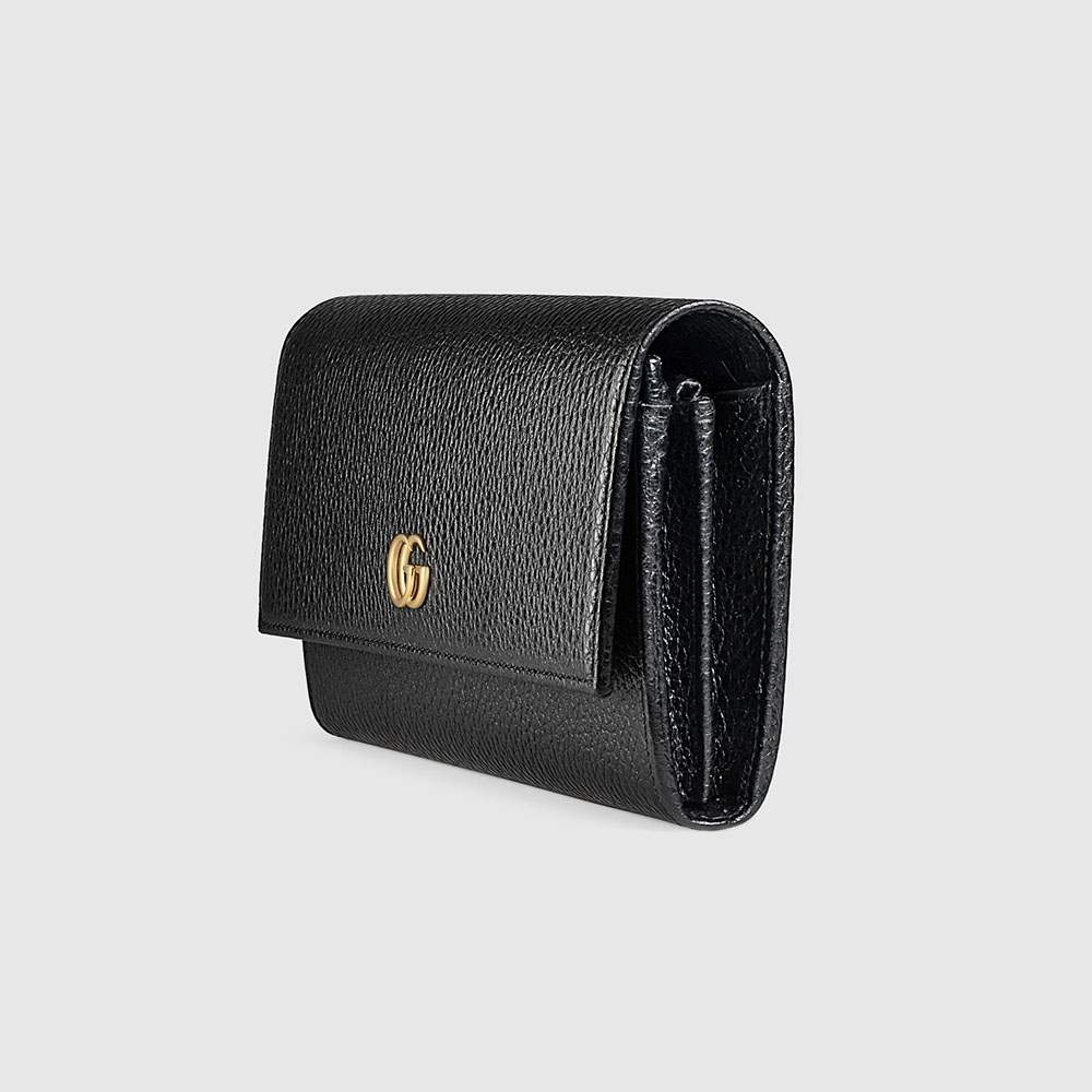 グッチスーパーコピー ダブルG レザー コンチネンタルウォレット 456116 CAO0G 1000 - 商品画像 4