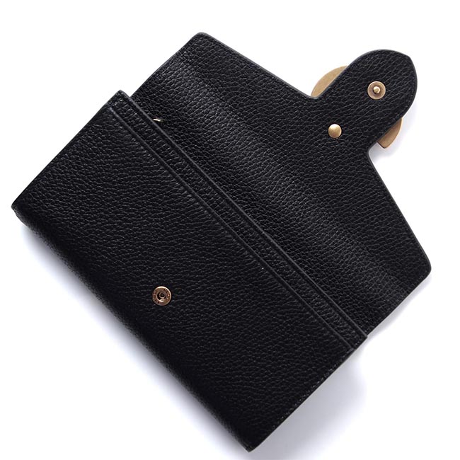 グッチコピー GUCCI 長財布 小銭入れ付き ブラック レディース ギフト プレゼント レザー 本革 ブラック 黒 456117 cao0g 5729 MARMONT マーモント - 商品画像 6
