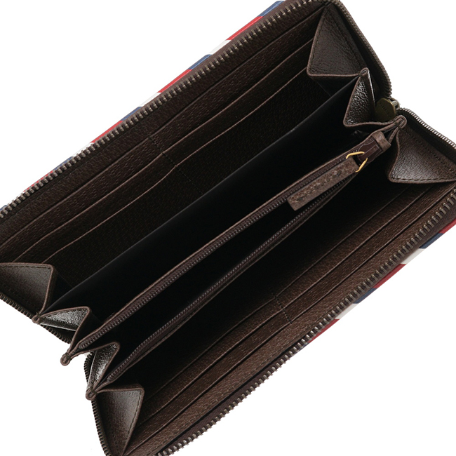 GUCCIスーパーコピー グッチ COURRIERワッペンラウンド長財布 473909 K9GQT 8899 ベージュ コンビ - 商品画像 4