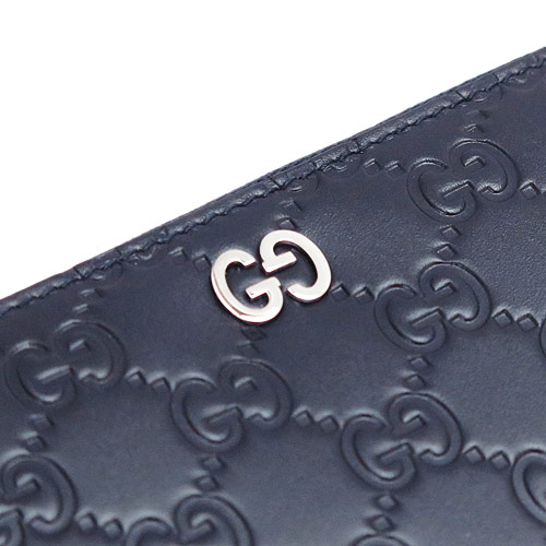 グッチスーパーコピー 長財布 473928 CWC1N 4009 GUCCI 財布 ラウンドファスナー DORIAN GG柄 グッチシマ レザー ブルー - 商品画像 1