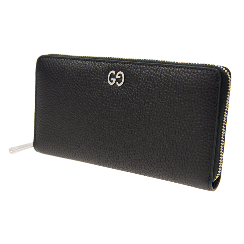 グッチ GUCCI DORIAN ラウンドファスナー 長財布 ブラック メンズ 473928 A7M0N 1000 - 商品画像 3