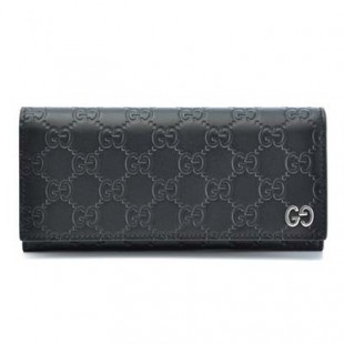 グッチコピー GUCCI 長財布 シマ Dorian メンズ 二つ折り長財布 ブラック 481727 CWC1N 1000 - 商品画像 2
