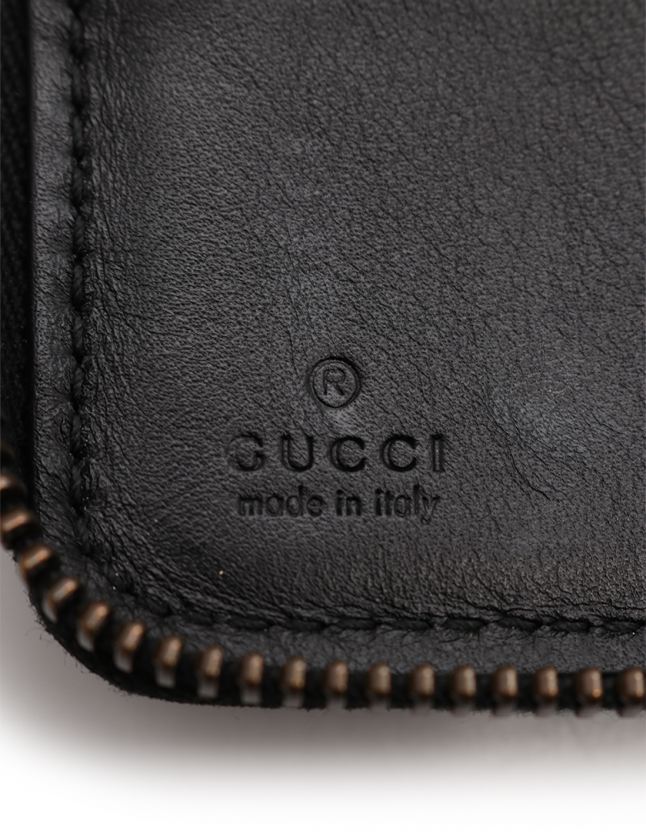 GUCCI グッチ GGマーモント ラウンドファスナー長財布 キルティングレザー ブラック 474814 DRW1T 1000 - 商品画像 1