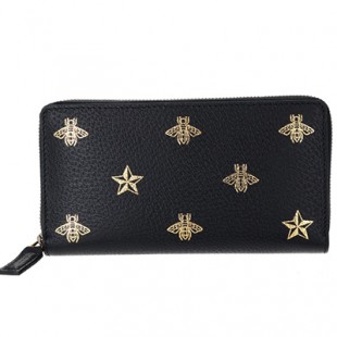 グッチスーパーコピー GUCCI 長財布 メンズ 蜂 Bee Star メンズ ラウンドファスナー長財布 ブラック系 495062 DJ2KT 8474 - 商品画像 2
