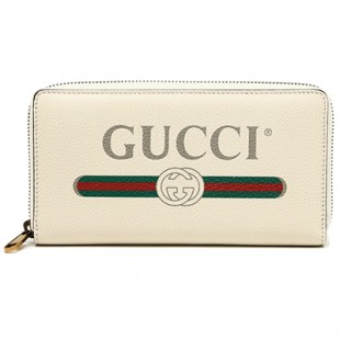 グッチコピー 長財布 GUCCI 496317 0GCAT 8820 GUCCI PRINT グッチプリント ラウンドファスナー メンズ 長財布 BIANCO 白 - 商品画像 2