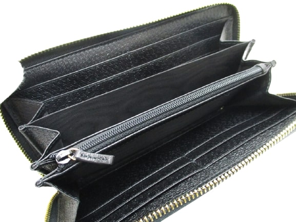 グッチ ジップアラウンドウォレット オフィディアライン 長財布 ブラック 523154-dj20g-1060 - 商品画像 4