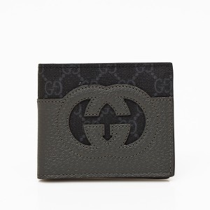 グッチスーパーコピー インターロッキングG GGスプリームキャンバス×レザー ウォレット 二つ折り 折財布 [小銭入れなし] 701420 K9GSN 1151 - 商品画像 2