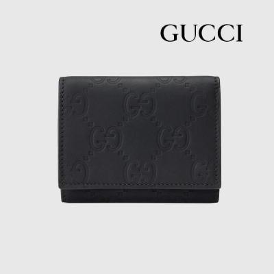 グッチスーパーコピー GG ラバーエフェクト 三つ折りウォレット 771318 AAC0L 1000 - 商品画像 2