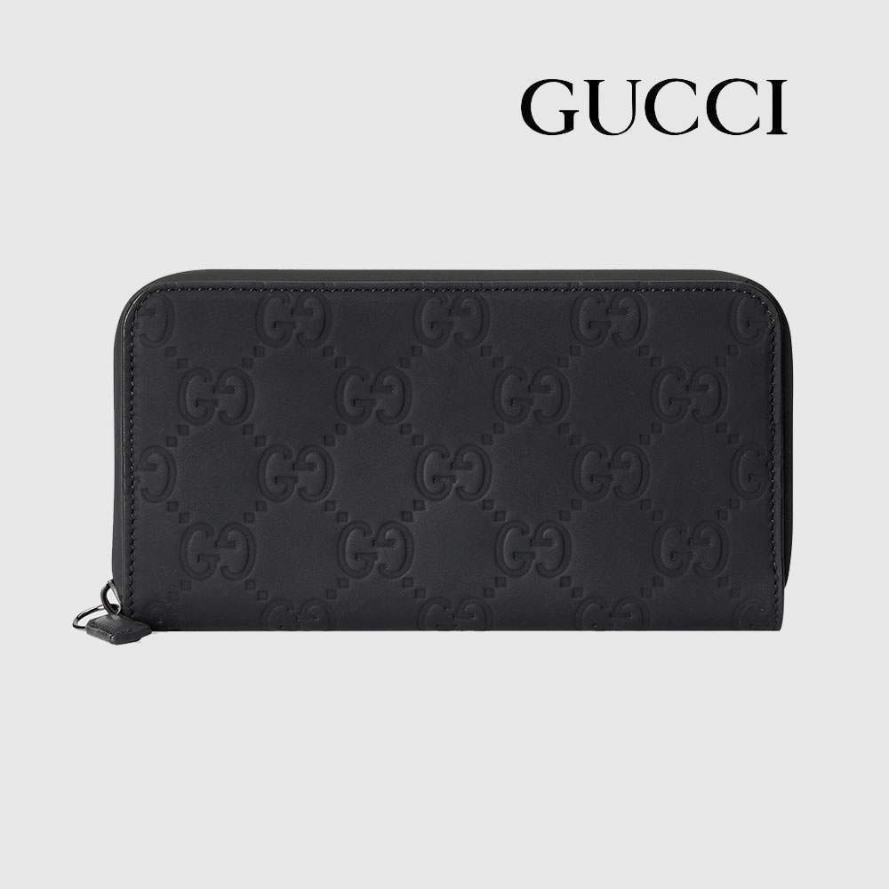 グッチスーパーコピー GG ラバーエフェクト ジップアラウンドウォレット 771421 AAC0L 1000 - 商品画像 7