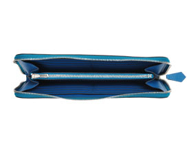 エルメスコピー アザップロング ブルーイズミール ヴォーエプソン シルバー金具 MP2716201 - 商品画像 4