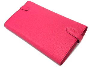 エルメススーパーコピー ケリーウォレット.ロング/ローズショッキング×シルバー金具 he-ac-0574 - 商品画像 1