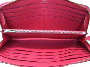 エルメスコピー エヴリン ラウンドジップ長財布/ローズテリアン he-ac-1239 - 商品画像 6