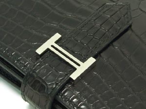 エルメススーパーコピーベアン スフレ クロコダイル/黒×シルバー金具he-ac-1263 - 商品画像 10