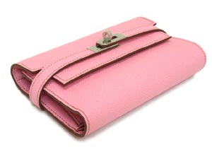 エルメスコピー ケリーウォレット ミディアム/ピンク×シルバー金具 he-ac-1265 - 商品画像 4