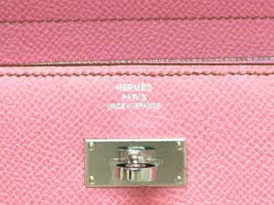 エルメスコピー ケリーウォレット ミディアム/ピンク×シルバー金具 he-ac-1265 - 商品画像 1