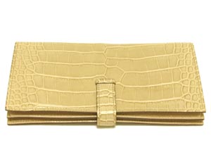 エルメススーパーコピーベアン スフレ クロコダイル/プシエールカーキ×シルバー金具he-ac-1324 - 商品画像 5