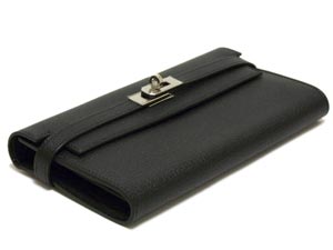 エルメススーパーコピー ケリーウォレット ロング/黒×シルバー金具 he-ac-1358 - 商品画像 4