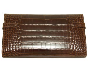 エルメススーパーコピー ケリーウォレット ロング .クロコダイル/エヴェンヌ×シルバー金具 he-ac-1439 - 商品画像 1