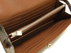エルメススーパーコピー ケリーウォレット ロング .クロコダイル/エヴェンヌ×シルバー金具 he-ac-1439 - 商品画像 7