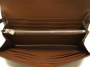 エルメススーパーコピー ケリーウォレット ロング .クロコダイル/エヴェンヌ×シルバー金具 he-ac-1439 - 商品画像 3