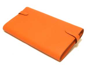 エルメスコピー ケリーウォレット ロング/オレンジ×シルバー金具 he-ac-1622 - 商品画像 6