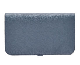 エルメススーパーコピー ドゴンGM ブルーオラージュ トゴ シルバー金具he-ac-1706 - 商品画像 3