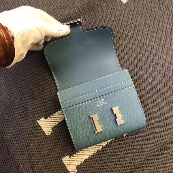 エルメススーパーコピー コンスタンス コンパクト ミニ ヴォーエプソン 二つ折り財布 he-co-0086 - 商品画像 1