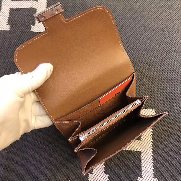 エルメススーパーコピー コンスタンス コンパクト ミニ ヴォーエプソン 二つ折り財布 he-co-0098 - 商品画像 3