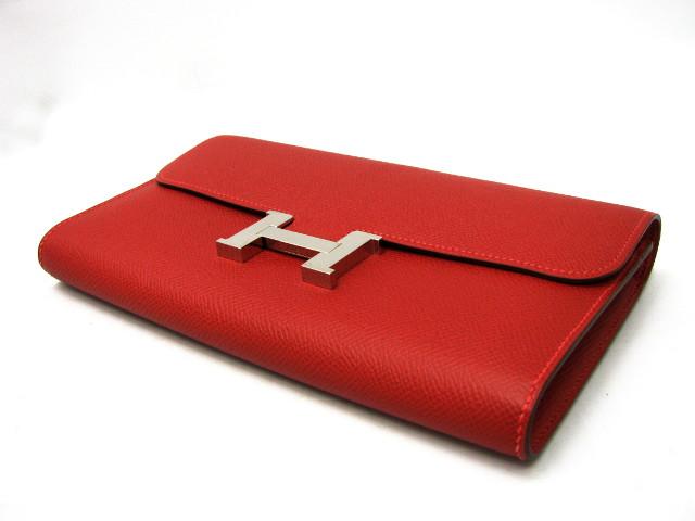 エルメスコピーHERMES コンスタンスロング 長財布 ヴァーミリオン(シルバー金具) ヴォーエプソンhe-ct-1014 - 商品画像 9
