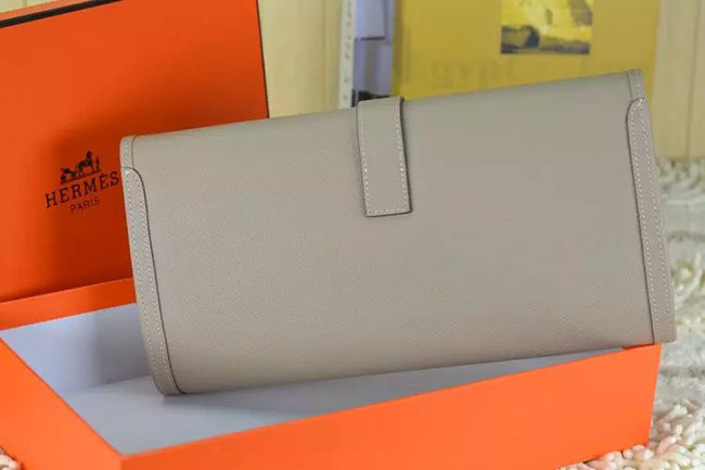 HERMESスーパーコピー ジジェ エラン[Jige Elan] （シロステッチ） エプソン グレー he-jd-1245 - 商品画像 9