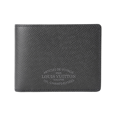 ルイヴィトンスーパーコピー コインケース Louis Vuitton M30380 財布 タイガ TAIGA ポルトフォイユ・ミュルティプル メンズ NOIR(ノワール) ブラック/黒 - 商品画像 7
