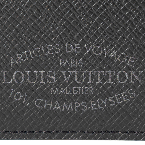 ルイヴィトンスーパーコピー コインケース Louis Vuitton M30380 財布 タイガ TAIGA ポルトフォイユ・ミュルティプル メンズ NOIR(ノワール) ブラック/黒 - 商品画像 6