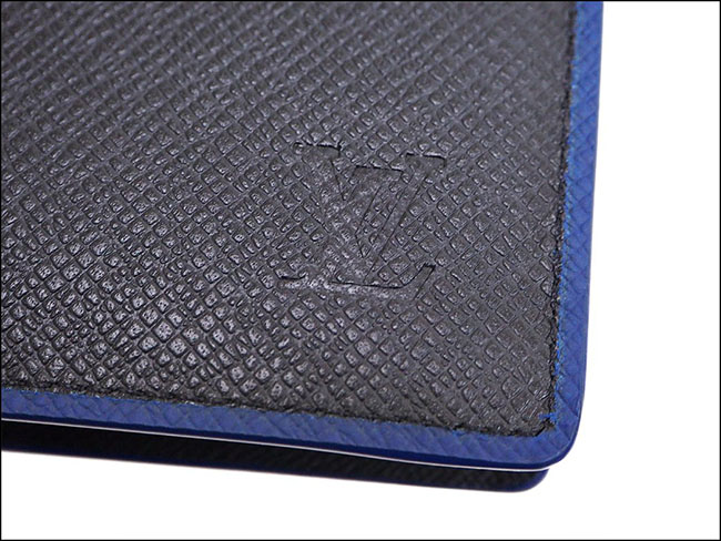 ルイヴィトンコピー LOUIS VUITTON ポルトフォイユブラザ 二つ折り長財布 ブルーxブラック M30558 タイガ メンズ ブルーライン - 商品画像 7