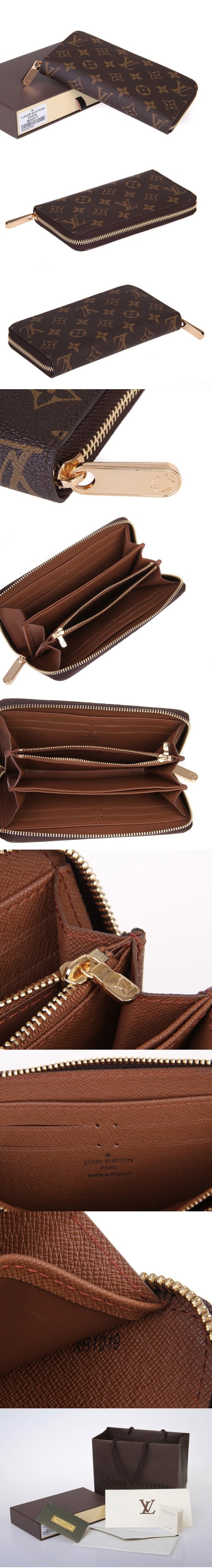 ルイヴィトンスーパーコピー 財布 LOUIS VUITTON ヴィトン LV モノグラム ラウンドジップ長財布 ジッピー・ウォレット M60017 - 商品画像 2