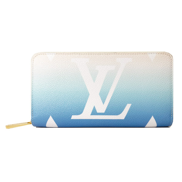 ルイヴィトン LOUIS VUITTON ジッピー・ウォレット 長財布 ブルー モノグラム・キャンバス M80360 - 商品画像 6