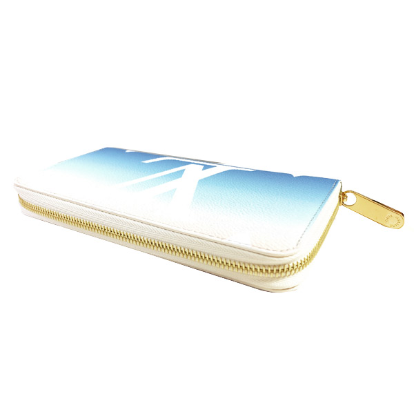 ルイヴィトン LOUIS VUITTON ジッピー・ウォレット 長財布 ブルー モノグラム・キャンバス M80360 - 商品画像 3