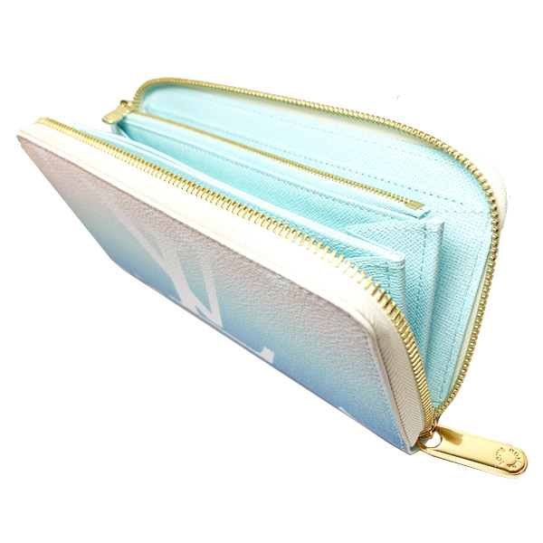 ルイヴィトン LOUIS VUITTON ジッピー・ウォレット 長財布 ブルー モノグラム・キャンバス M80360 - 商品画像 1
