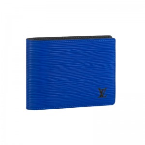 ルイ・ヴィトンコピー Louis Vuitton ポルトフォイユ・ミュルティプル エピ レザー ブルー M80770 - 商品画像 2